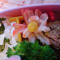 ijumama's cooksnap of when they made お弁当に✿ちくわ×かにかまのお花.
