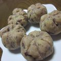 こずっぺ's cooksnap of when they made 酒かす餡～さつま芋入り茶巾♡トーストにも.