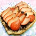 シャンプーハット's cooksnap of when they made 苺チョコタルト〜スト.