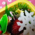 non375's cooksnap of when they made 簡単！かまぼこで雪の結晶(キャラ弁).