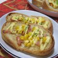 jelwee's cooksnap of when they made ❀うちのベーコーンマヨトースト❀.