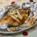 ★さや☆すん★'s cooksnap of when they made 鮭のホイル焼き☆みそバター風味.