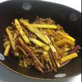 γυмιсо's cooksnap of when they made さつま芋のきんぴら.