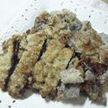 3姉妹ちゃんママ's cooksnap of when they made 少ない油で衣は卵不使用のトンカツです♬.
