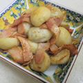 Michonchon's cooksnap of when they made ベーコンと里芋の炒め物♪.