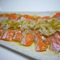 yukiはぴ's cooksnap of when they made ほたてのカルパッチョ☆わさびソース添え.
