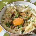naonaos's cooksnap of when they made 粉末ソース1人ランチで消費♪変わり釜玉.