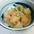 謎の美女's cooksnap of when they made 大根とツナの煮物.