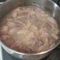 サーフブレイド's cooksnap of when they made 牛スジ肉の下ごしらえ.