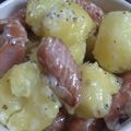 ちぃるん's cooksnap of when they made ポテトとウインナーのカリとろチーズ.