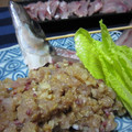 an0v0ko's cooksnap of when they made 切れない包丁でも作れる鯵のタタキ(なめろ).