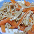 ハバネロ ３号's cooksnap of when they made ちょうど一人前♪　きんぴらえのき.