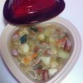 KIKISUKE's cooksnap of when they made ルクルーゼで簡単！お野菜たっぷりスープ♡.