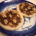 龍青空ママ's cooksnap of when they made 胡桃を乗せた塩あんトースト　生姜風味.