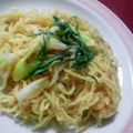 羽尼うに's cooksnap of when they made 塩たらこやきそば.