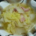 月見男子's cooksnap of when they made 白菜とベーコンのコンソメ炊き.