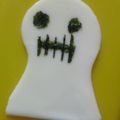 らいおんちょ's cooksnap of when they made ハロウィン　スライスチーズでおばけ.