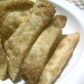 ねっちゃんっ's cooksnap of when they made おつまみに簡単☆餃子の皮でチーズ揚げ.
