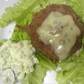 愛君のあーちゃん's cooksnap of when they made 肉汁じゅわゎ～♡ハンバーグ♪.
