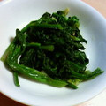 食いしん坊ネコ's cooksnap of when they made 鍋不要☆ほうれん草のおひたし.