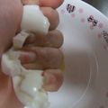 びんび❤'s cooksnap of when they made 超早☆簡単！！　ゆで卵のつぶし方♪.