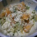 まあくんのおくさん's cooksnap of when they made 柿とアボカドとクリームチーズの☆白和え.