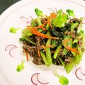ちわここ's cooksnap of when they made 牛肉とターツァイのナムル.