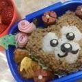Ｈａｒｕ＊Ｍａｏ's cooksnap of when they made ダッフィーのとりそぼろ弁当✿キャラ弁.