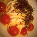 Rina402011's cooksnap of when they made トマトと明太子の冷製マヨパスタ♪♪.