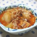 yamita's cooksnap of when they made ダシダで大根キムチ煮.