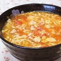 にゃんぷいぷい's cooksnap of when they made 即席麺でトマト酸辣ラーメン.