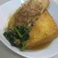 haruiroもも's cooksnap of when they made 厚揚げのひき肉はさみ煮.