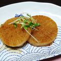 ミナいちご's cooksnap of when they made 柚子コショウだれの☆大根ステーキ.
