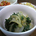 kikikko's cooksnap of when they made 春菊と✿新玉ねぎの✿ごま✿和え.
