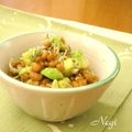 矢切のねぎちゃん's cooksnap of when they made ++混ぜるだけ♪アボカドじゃこ納豆++.