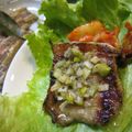 おかあちゃん。's cooksnap of when they made 厚切り豚バラの、赤ワイン漬け焼き。.