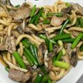コテデコルテ's cooksnap of when they made きのこ香る焼きうどん.