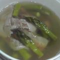 九道礼菜's cooksnap of when they made アスパラガスの簡単さっぱりスープ煮.