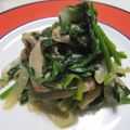 ソレイロリア's cooksnap of when they made 胸肉が柔らかいほうれん草炒め.