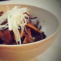 kyoko1976's cooksnap of when they made 豚となすのこってり丼.