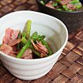 みみんご。's cooksnap of when they made シャッキシャキ！アスパラベーコン★.