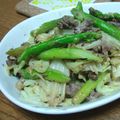 cafe-cafe's cooksnap of when they made 牛肉とキャベツのマヨ☆マスタード炒め.