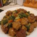 aki4's cooksnap of when they made ✿肉団子とブロッコリーの甘酢あん✿.