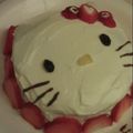 candy_bomb's cooksnap of when they made 『ハローキティ』風バースデーケーキ♡.