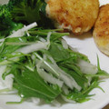 umizora's cooksnap of when they made 水菜と大根のゴマ風味.