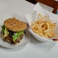 ひなつや's cooksnap of when they made ライスバーガー(身内専用).