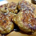 みちゃん★'s cooksnap of when they made とってもおいしい★つくねハンバーグ★.