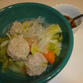 bonnet's cooksnap of when they made 白菜と鶏だんごの鍋.