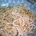 あんずあめ's cooksnap of when they made さっぱり～♪もやしナムル豆腐.