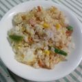 ゆみらんたん's cooksnap of when they made 韓国のお出汁ダシダdeチャーハン.